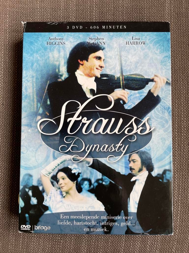 Strauss Dynasty - Meeslepende miniserie op 3 DVD's, Gebruikt, Historisch of Kostuumdrama, Boxset, Vanaf 9 jaar