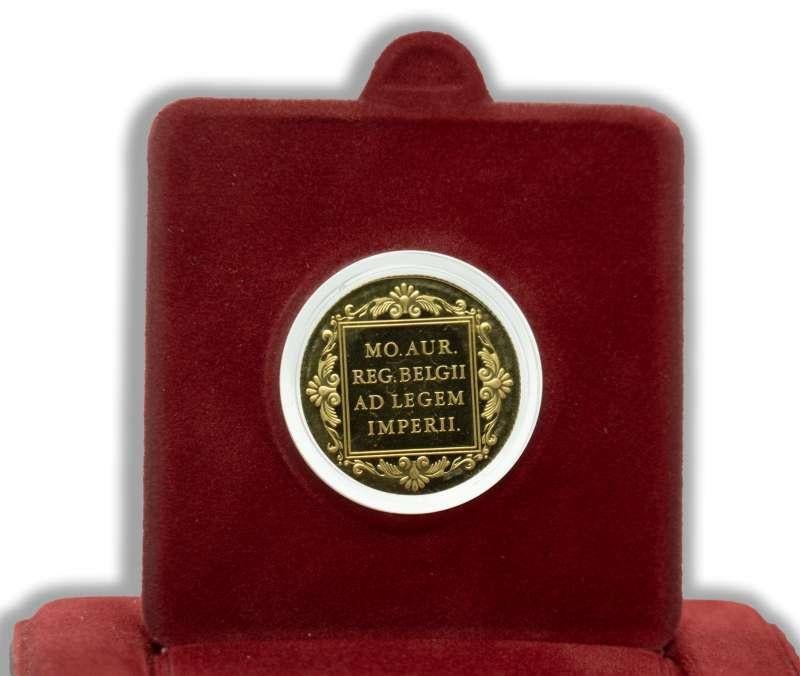 Nederland Gouden Dukaat 1986 in cassette, Postzegels en Munten, Ophalen of Verzenden, Goud