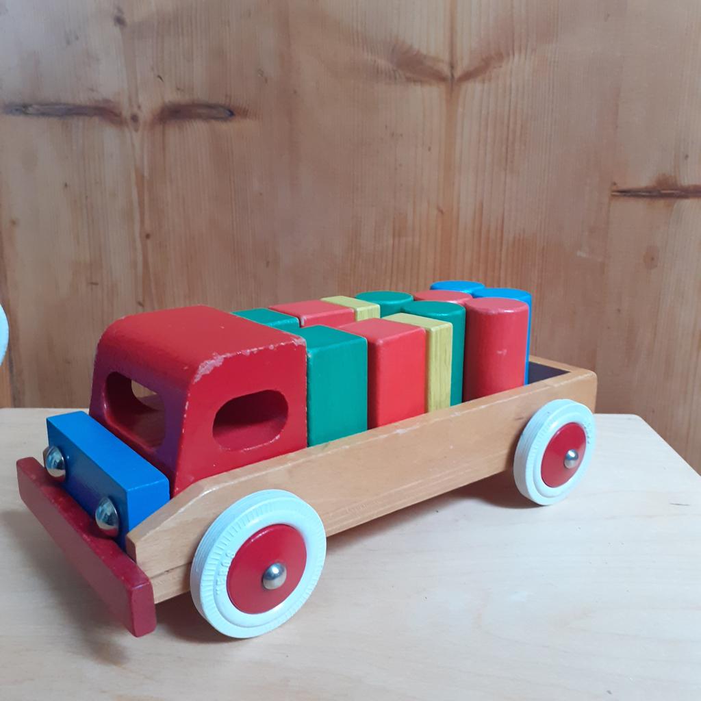 houten speelgoed auto oude, Ophalen of Verzenden, Gebruikt