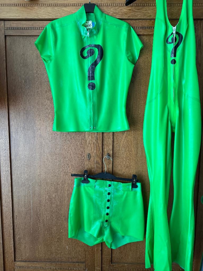 House of Harlof flared jumpsuit groen S Riddler, Kleding | Dames, Maat 38/40 (M), Ophalen of Verzenden, Groen, House of harlot
