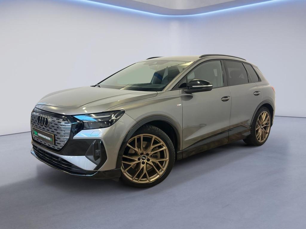 Audi Q4 e-tron 50 quattro Launch S-Line |edition Advanced 77, Auto's, Zwart, Leder, Adaptive Cruise Control, 1283 min