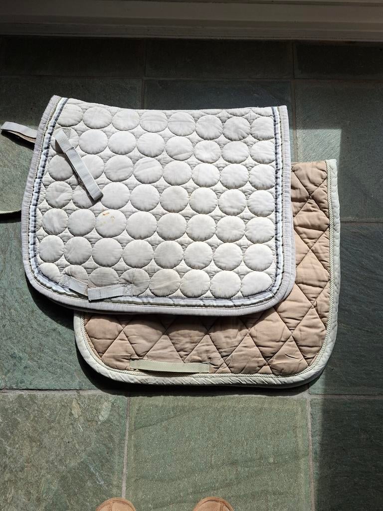 div dekjes full wit. crème en beige, Ophalen, Zo goed als nieuw, Dekje