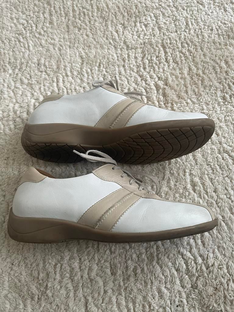 Vivo Concept by Solidus Leren Sneakers Maat 39, Ophalen of Verzenden, Zo goed als nieuw, Wit, Sneakers of Gympen