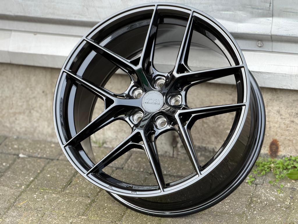 19 inch TTA T5 NIGHTEDITION Sportvelgen AUDI VOLKSWAGEN SEAT, Auto-onderdelen, Banden en Velgen, 19 inch, 2525LV, Velg(en), Nieuw