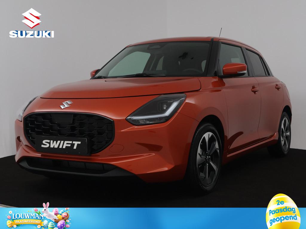 Suzuki Swift 1.2 Style Smart Hybrid *NIEUW* Suzuki-paasweeke, Auto's, Suzuki, Voorwielaandrijving, 12 maanden, Stof, Zwart
