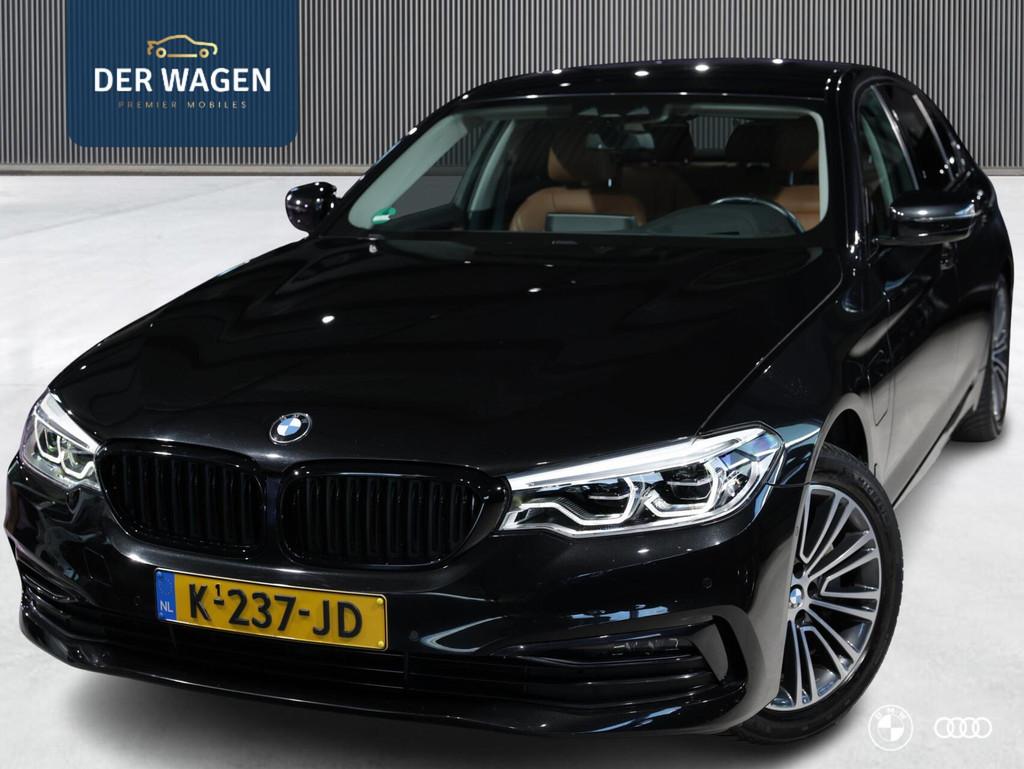 BMW 530E SPORTLINE / SOFTCLOSE / HEADUP / LEDER / HIFI / 18", Auto's, BMW, 1998 cc, Achterwielaandrijving, 4 cilinders, Zwart