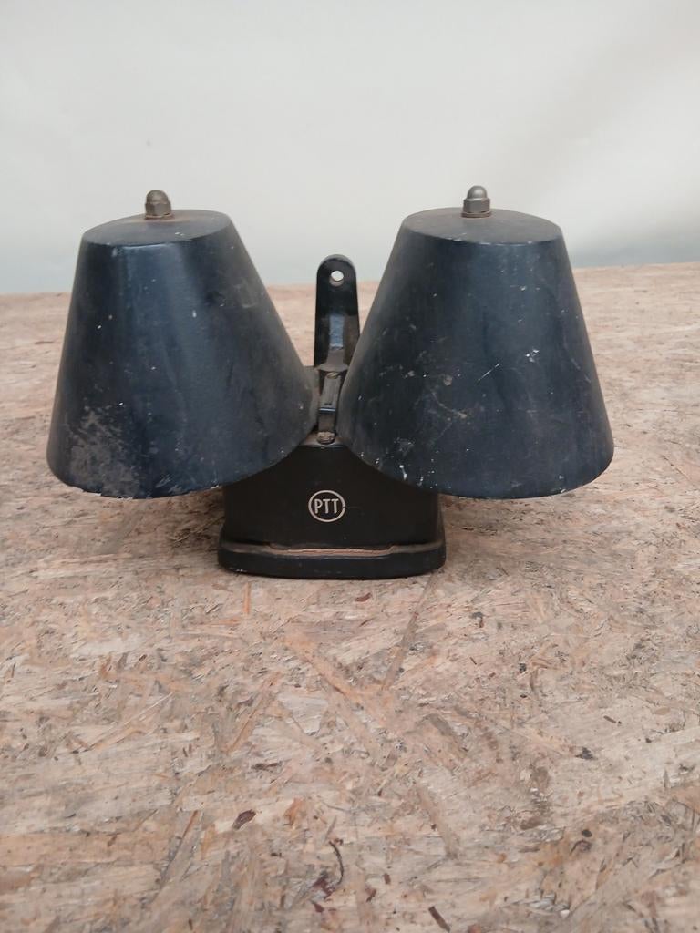 Vintage PTT Telefoonbel - Antieke Dubbele Bel, Ophalen of Verzenden