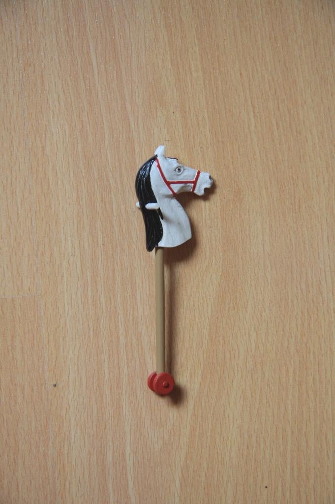 Steiff Stokpaardje stokpaard v tin gebruikt voor nursery, Verzamelen, Ophalen of Verzenden, Nieuw, Decoratie