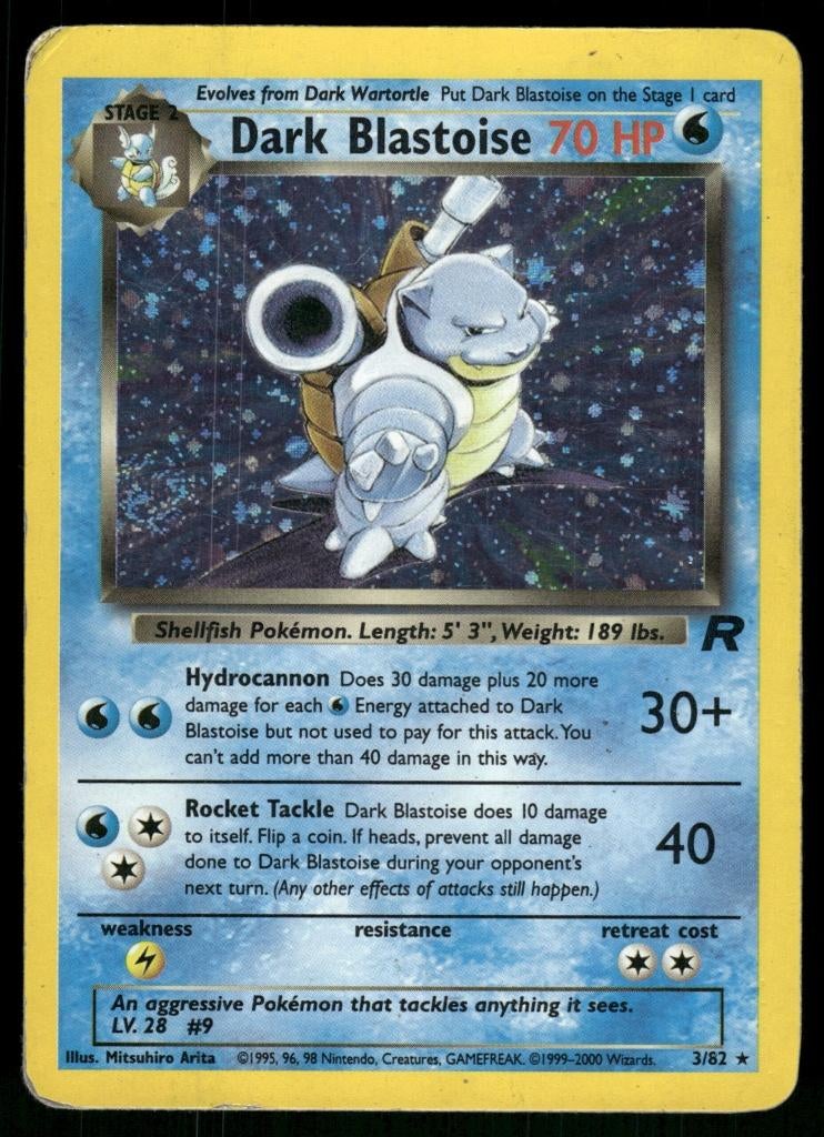 Dark Blastoise 3/82 - Team Rocket (Good), Verzenden, Gebruikt