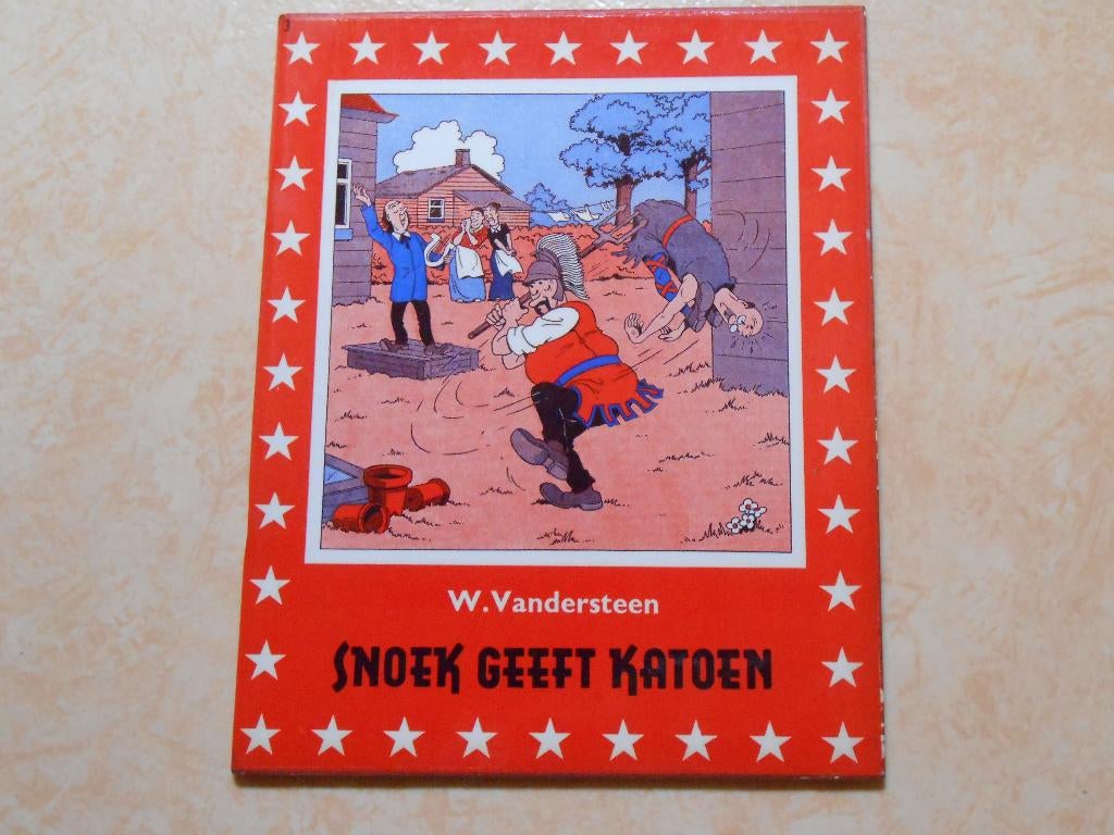 Snoek geeft katoen 3 sterrenreeks 1957 1 ste druk., Willy Vandersteen, Eén stripboek, Nieuw, Ophalen of Verzenden