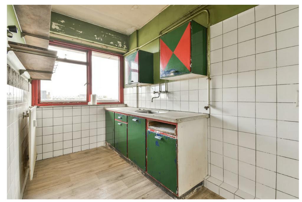 Piet Zwart keuken voor Bryunzeel, Ophalen, Gebruikt, Overige typen, Graniet of Steen