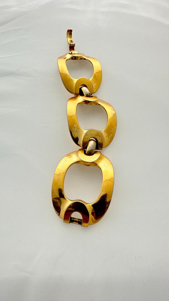 Dior vergulde armband uit 1974, Sieraden, Tassen en Uiterlijk, Armbanden, Ophalen of Verzenden, Gebruikt, Goud, Overige materialen