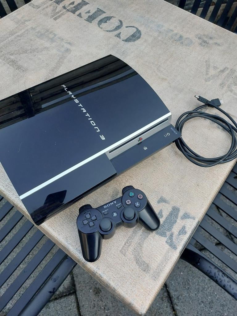 Sony playstation 3 fat, Ophalen, Phat, 80 GB, Met 1 controller