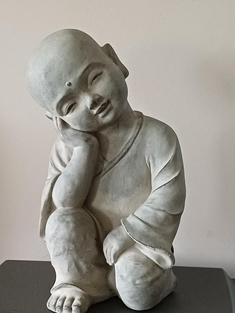 Shaolin Monnik., Huis en Inrichting, Woonaccessoires | Boeddhabeelden, Ophalen, Zo goed als nieuw