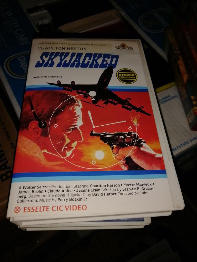 Vcc video2000 ex-rental - Skyjacked, Vanaf 16 jaar, Ophalen of Verzenden, Gebruikt, Horror
