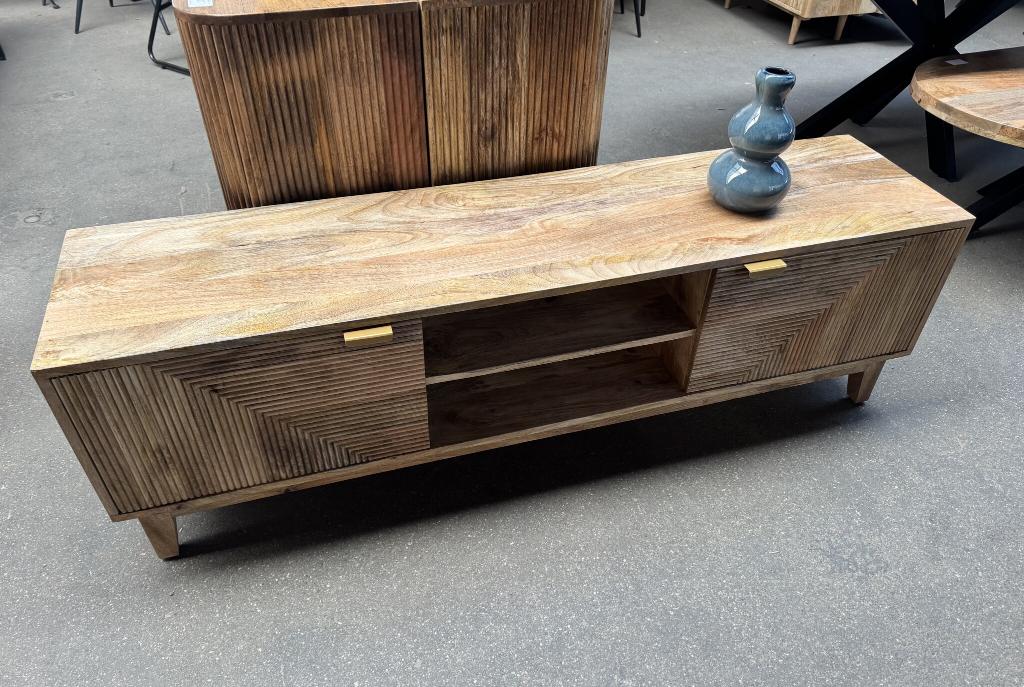 Magazijn Leegverkoop Nieuw TV meubel Ibiza mangohout ACTIE