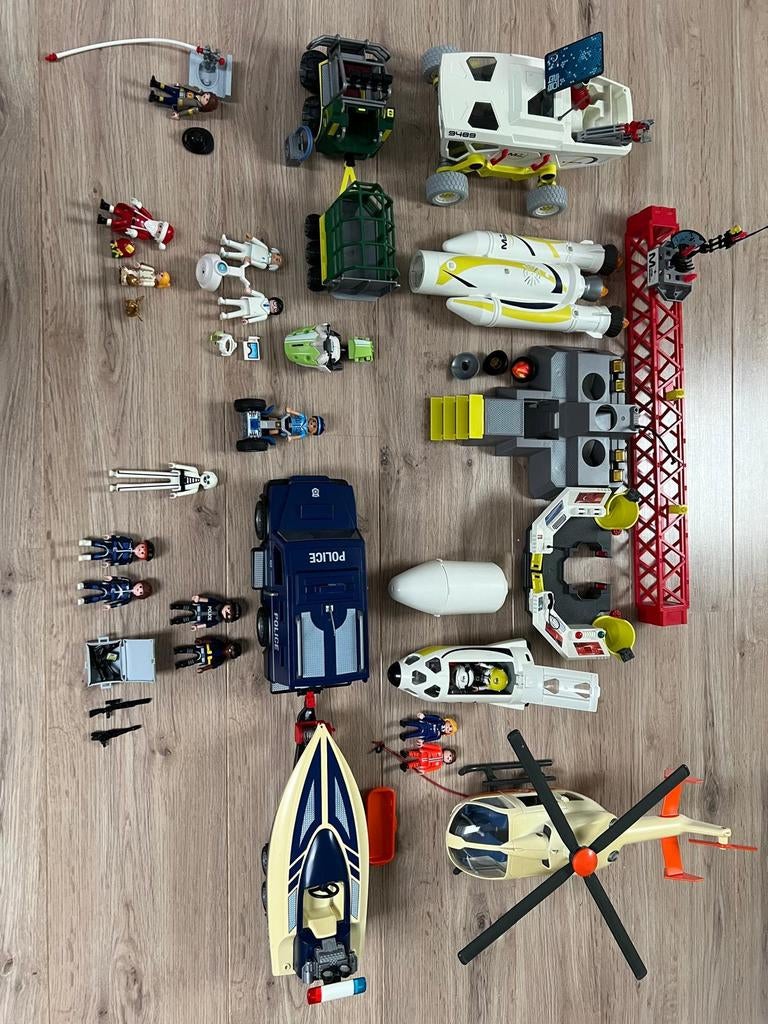 Grote collectie Playmobil: voertuigen, figuren en meer!, Kinderen en Baby's, Speelgoed | Playmobil, Ophalen of Verzenden, Gebruikt