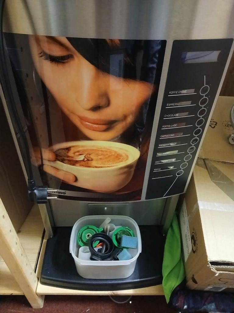 Animo OptiVend Koffiemachine - Gebruikt, Witgoed en Apparatuur, Gebruikt, Koffiebonen, 10 kopjes of meer, Koffiemachine