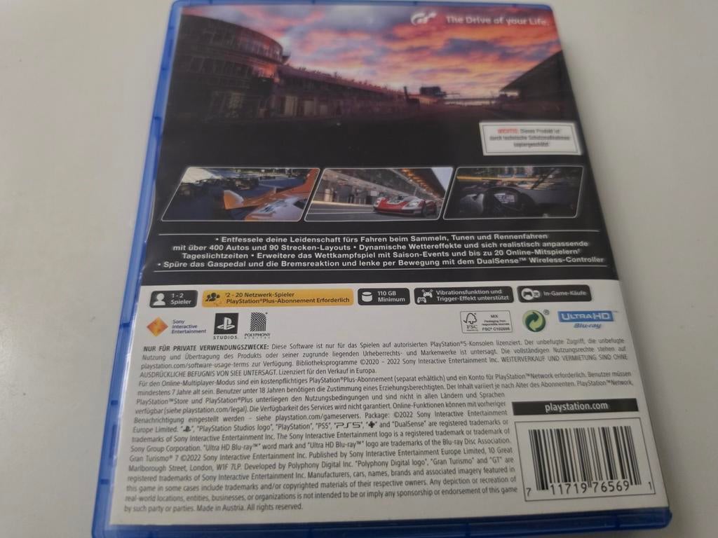 Gran Turismo 7 krasvrij voor Playstation 5 Lees Beschrijving, Playstation Studios, Ophalen of Verzenden, Zo goed als nieuw, PlayStation Studios NL