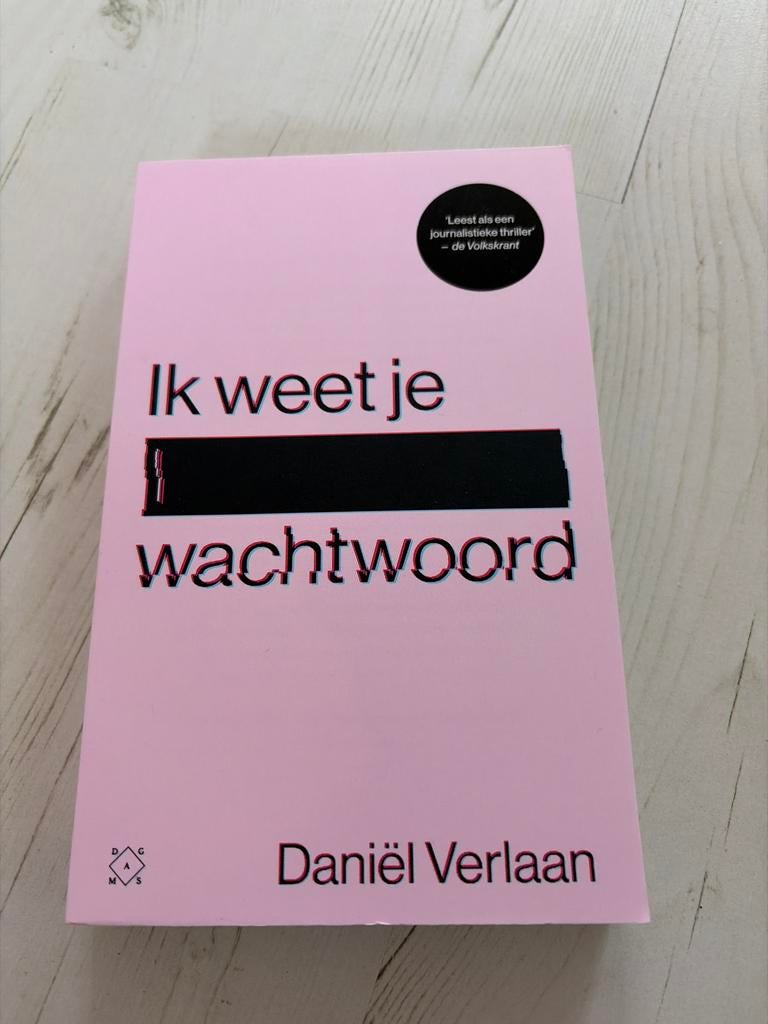 Daniël Verlaan - Ik weet je wachtwoord, Ophalen of Verzenden, Zo goed als nieuw, Daniël Verlaan