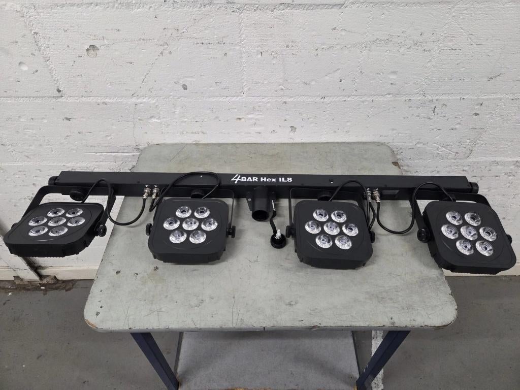 Chauvet 4BAR Hex ILS – Complete Lichtset met Draagtas, Ophalen, Zo goed als nieuw, Licht, Geluidgestuurd