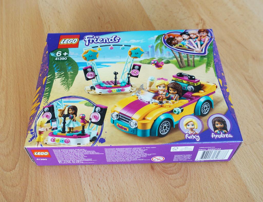 Te koop Lego 41390 (Andrea's Car & Stage - 2020)., Ophalen of Verzenden, Nieuw, Complete set, Lego