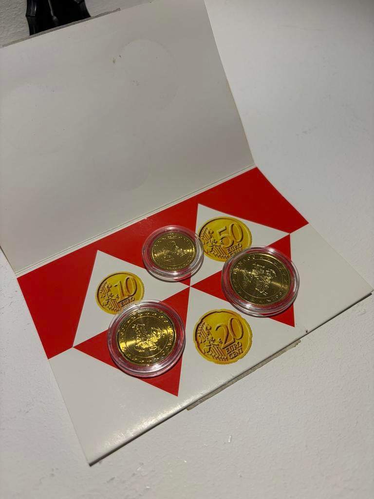 Monaco 2002 Limited Edition Euromunten Set, Postzegels en Munten, Munten | Europa | Euromunten, Verzenden, Monaco, Overige waardes