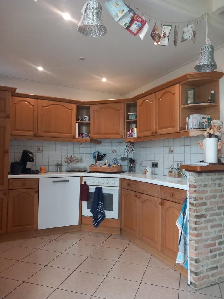 Eiken keukenkastdeurtjes, Ophalen, Gebruikt, Bruin, Minder dan 100 cm