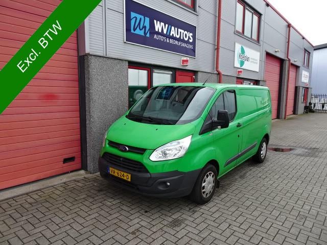 Ford Transit Custom 270 2.2 TDCI L1H1 Trend 3 zits airco, Auto's, Voorwielaandrijving, Euro 5, Gebruikt, 4 cilinders