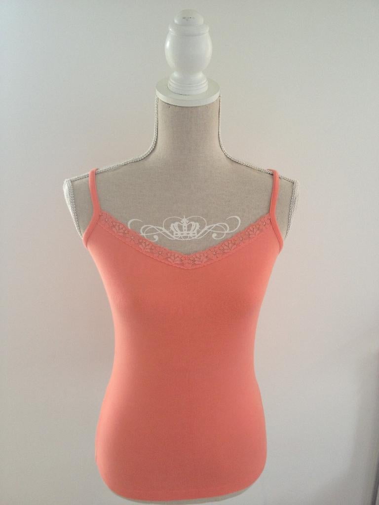 Esprit dames top met kantje Nieuw!, Nieuw, Oranje, Ophalen of Verzenden, Esprit