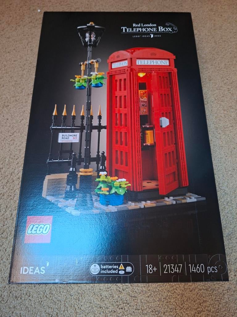 Lego Ideas Red London Telephone Box 21347, Ophalen