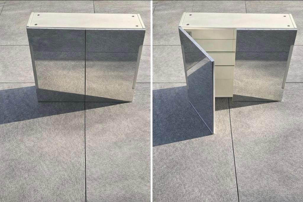 Ikea Spiegelkast met 2 deuren, wit,
60x17x75 cm, Ophalen, Kooi, Minder dan 60 cm