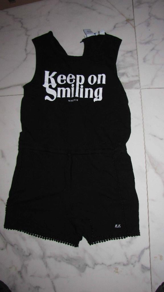 164 NIK & NIK jumpsuit, Ophalen of Verzenden, Zo goed als nieuw, Meisje, Setje
