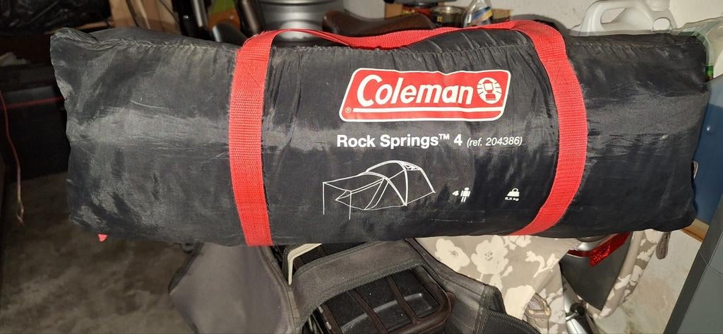 Coleman Rock Springs 4 Koepeltent - 4 Persoons, Caravans en Kamperen, Tenten, Ophalen, Gebruikt