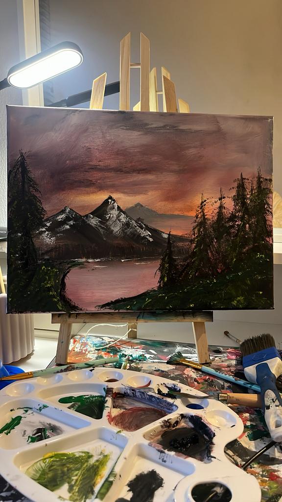 Schilderij, Antiek en Kunst, Kunst | Schilderijen | Abstract, Ophalen of Verzenden