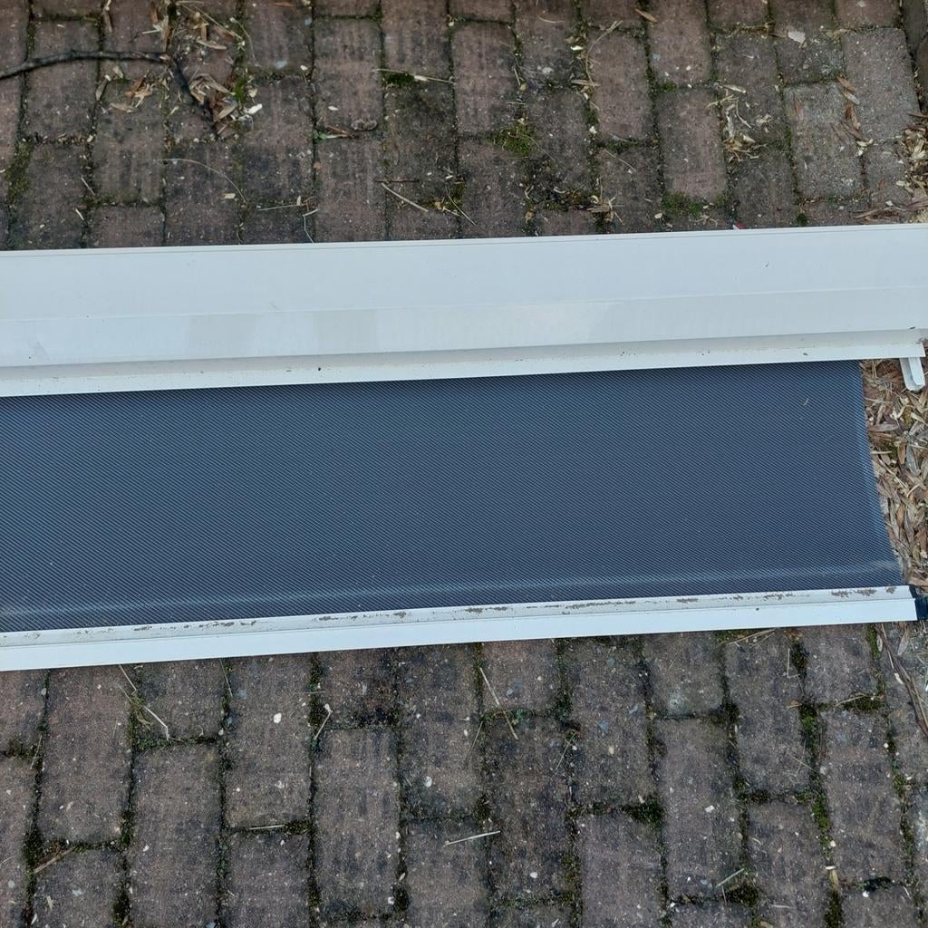 Antraciet Screen zonwering, Tuin en Terras, Zonneschermen, 150 tot 300 cm, Ophalen of Verzenden, Gebruikt