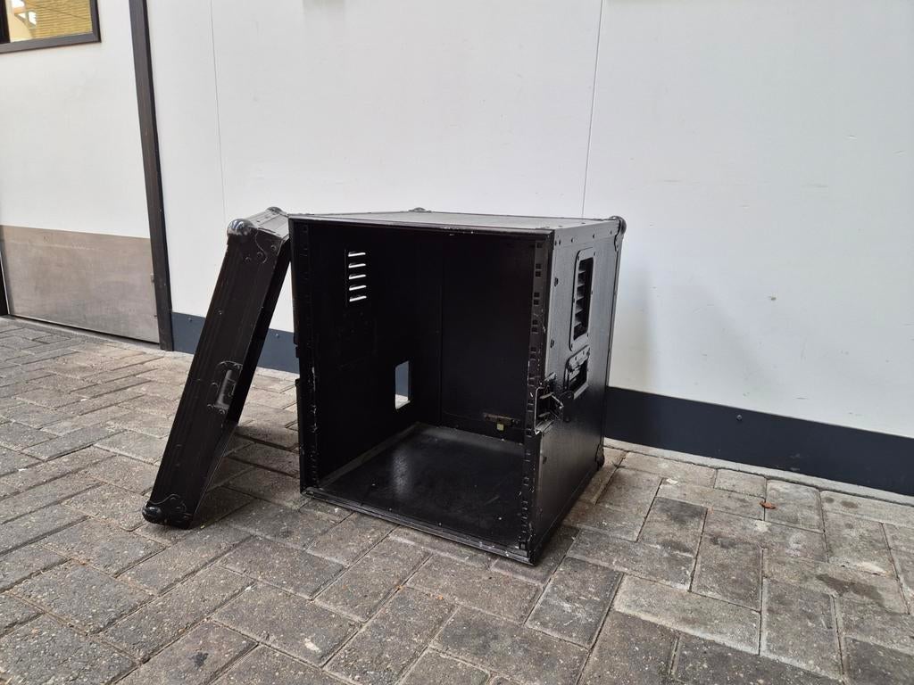 Flightcase zwart 19 inch x 12 units hoog, Muziek en Instrumenten, Behuizingen en Koffers, Ophalen, Gebruikt, Overige instrumenten