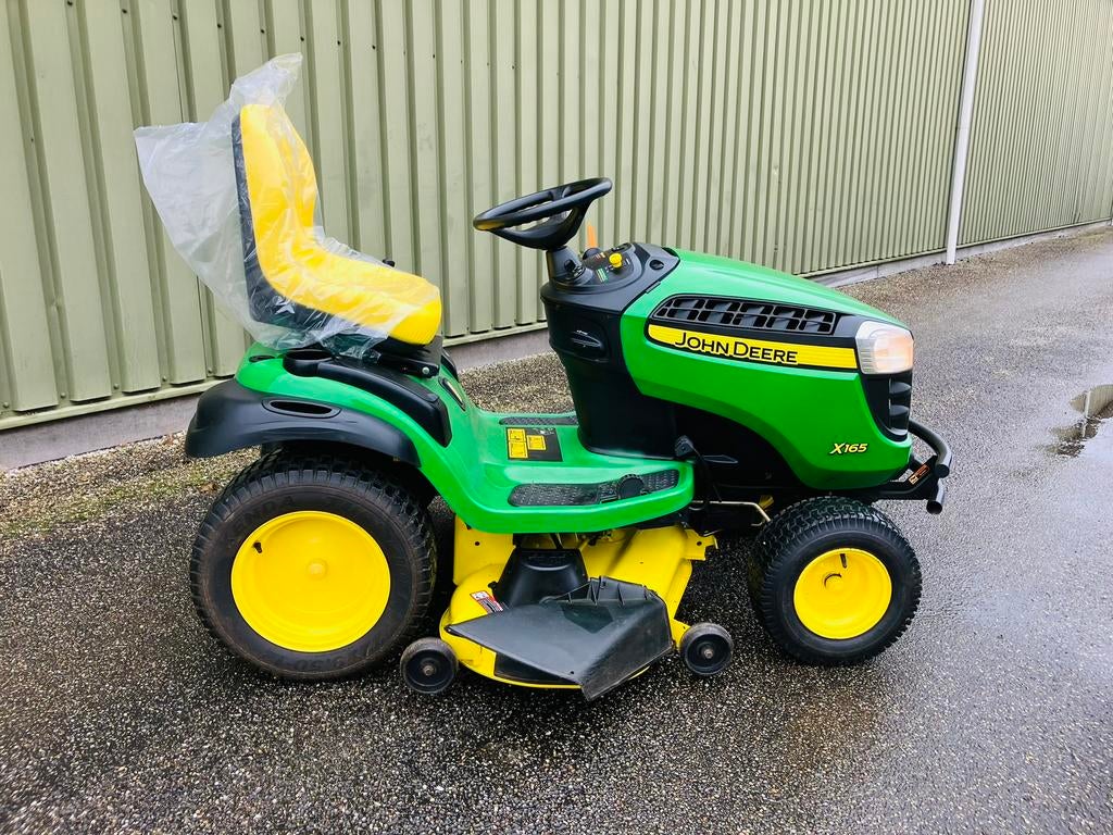 Nette john deere X165 zitmaaier 122cm mulch! Incl volle tank, Tuin en Terras, Ophalen, Zo goed als nieuw