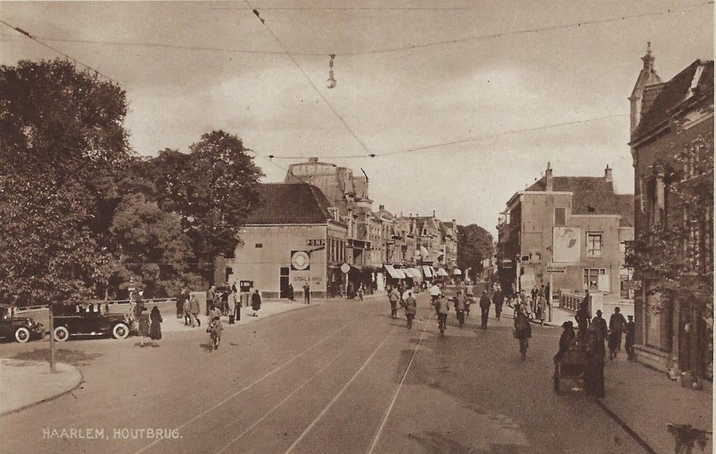 ANSICHTKAART HAARLEM HOUTBRUG., Verzenden, Ongelopen, Noord-Holland