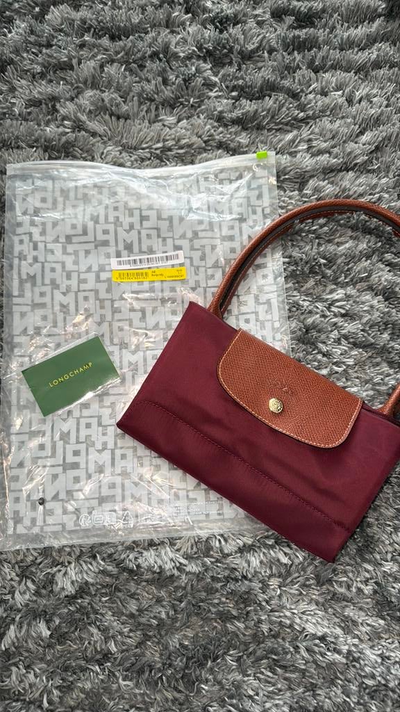 Orginele longchamp la pillage rood, Sieraden, Tassen en Uiterlijk, Tassen | Damestassen, Verzenden, Zo goed als nieuw, Rood