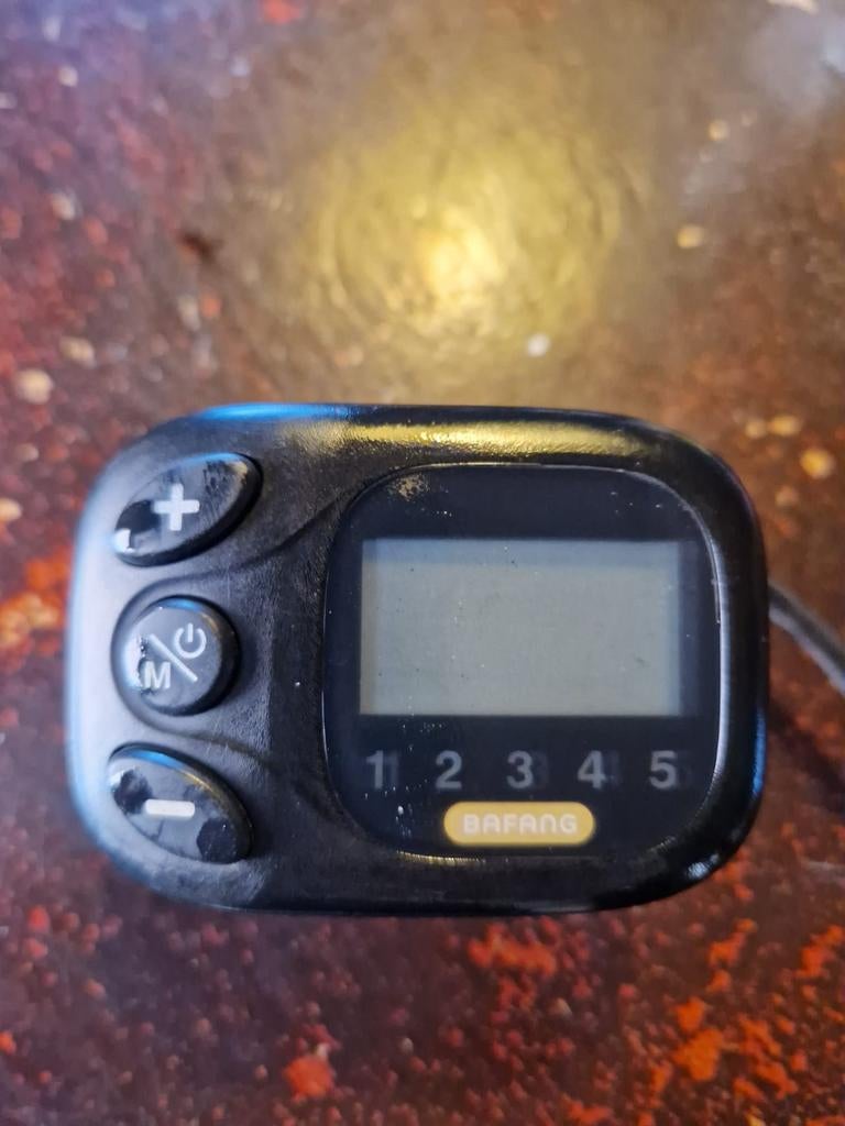 Display bafang gazelle esprit, Ophalen