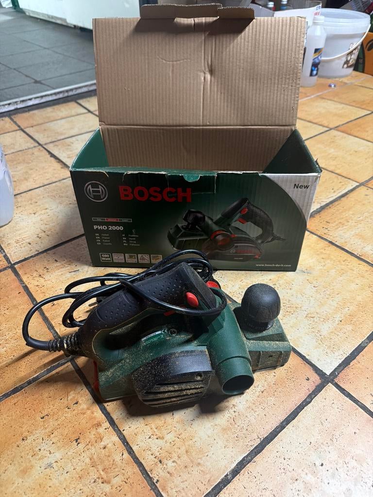 Bosch PHO 2000 schaafmachine 1x gebruikt, Ophalen of Verzenden, Gebruikt, Elektrisch