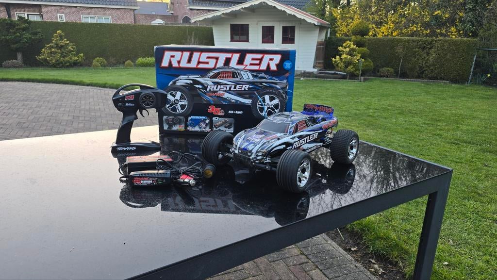 Traxxas Rustler XL5 ready to run complete set!, Elektro, Auto offroad, Ophalen of Verzenden, Zo goed als nieuw