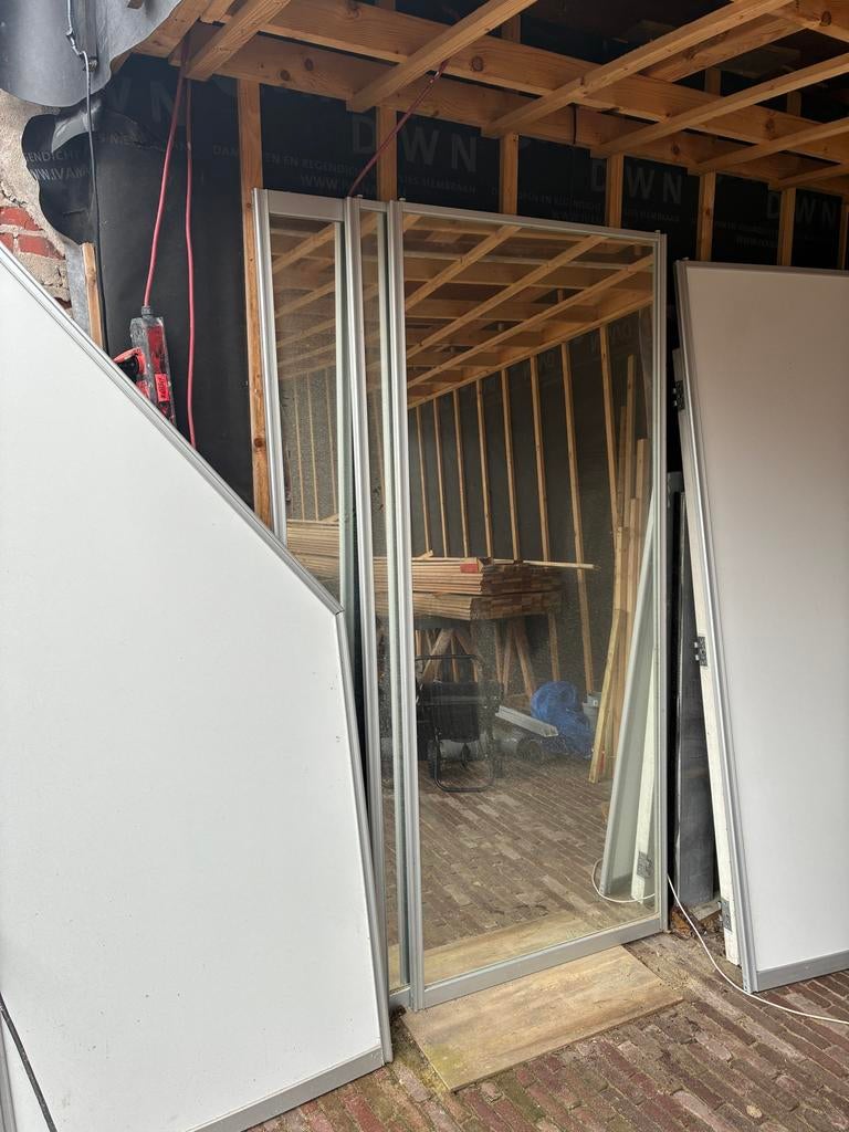 Schuifdeuren voor kastenwand, Ophalen of Verzenden, Gebruikt