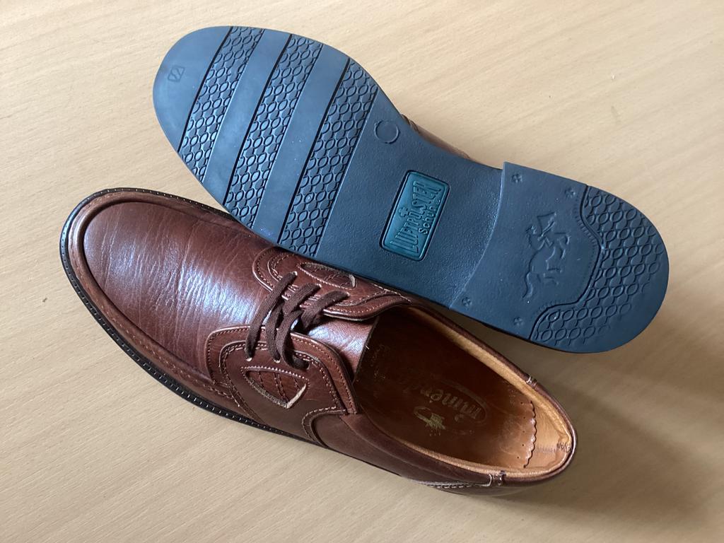 LUFTPOLSTER Heren schoenen maat 8,5 (42,5) kleur bruin, Ophalen of Verzenden, Zo goed als nieuw