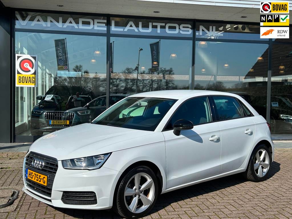 Audi A1 Sportback TFSI Design Pro Line 5Drs Navi Park.Sens A, Voorwielaandrijving, Stof, Wit, Origineel Nederlands