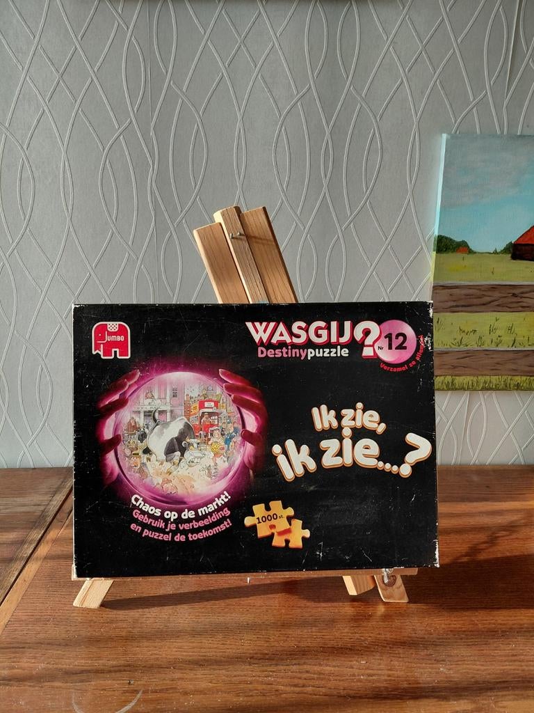 Wasgij Destiny 12: Chaos op de markt! 1000 stukjes, Ophalen, 500 t/m 1500 stukjes, Gebruikt, Legpuzzel