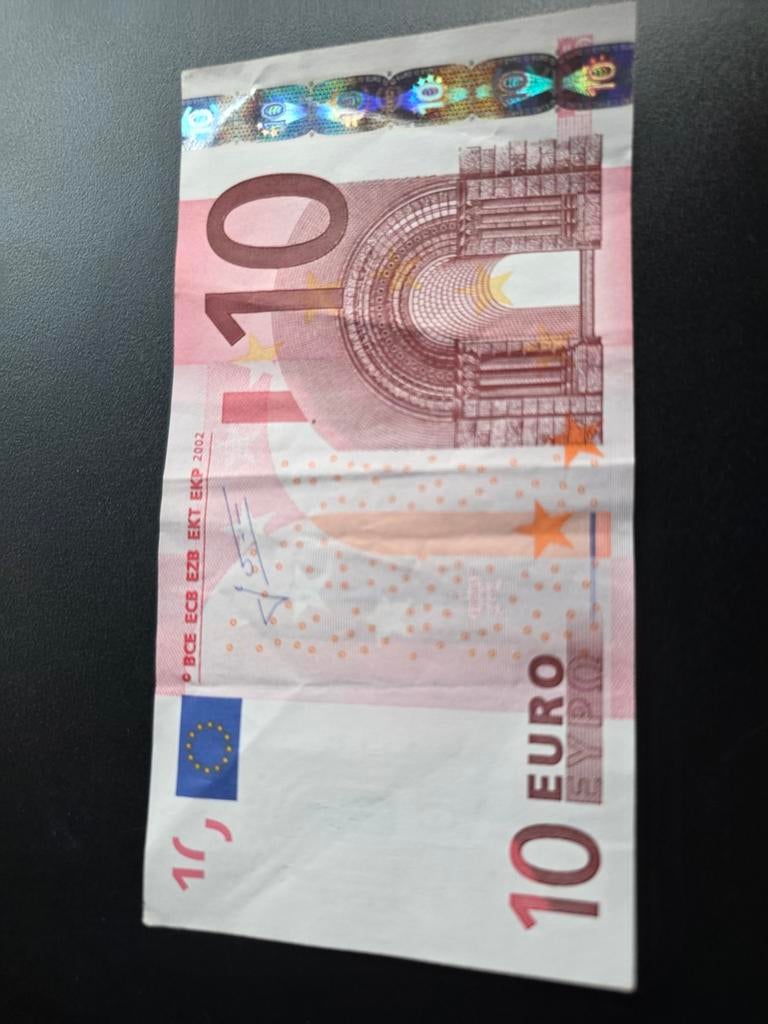 10 euro uit 2002, Postzegels en Munten, Bankbiljetten | Europa | Eurobiljetten, Ophalen of Verzenden, Overige landen, 10 euro