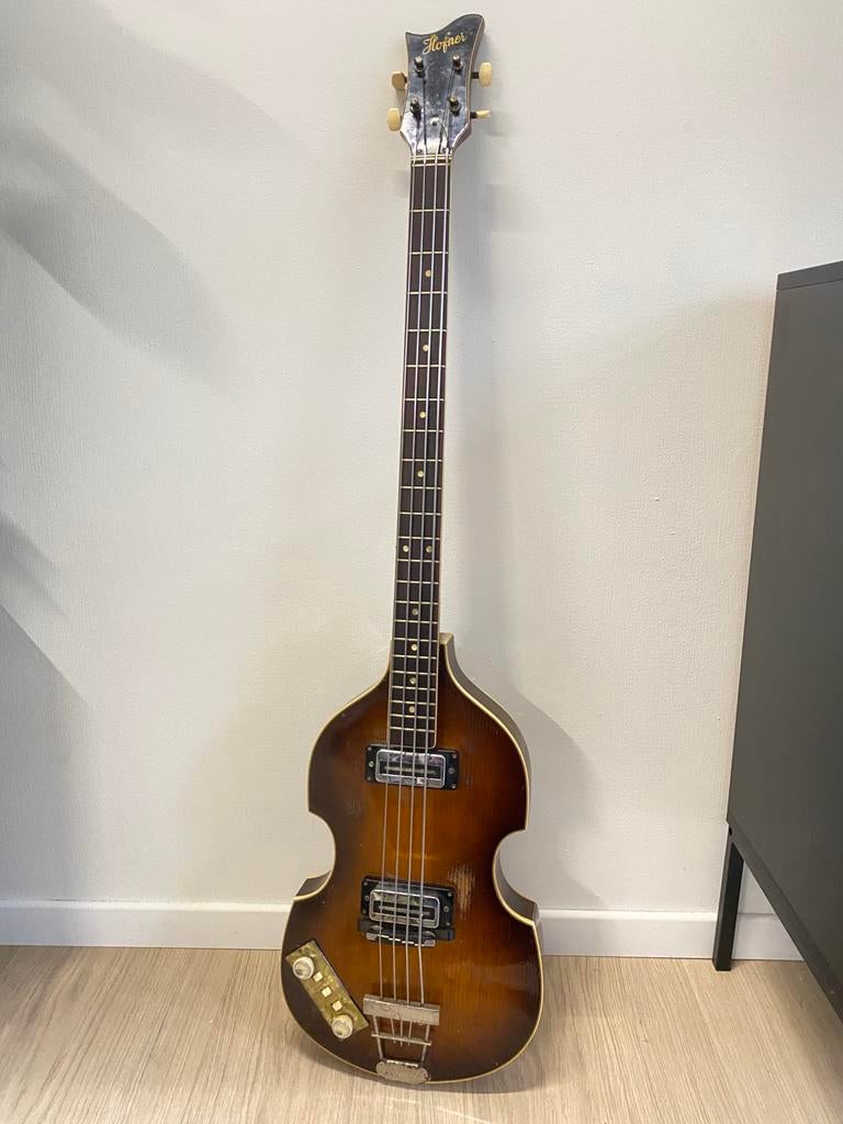 Bass Hofner 500/1 left handed late 60s, Ophalen, Gebruikt