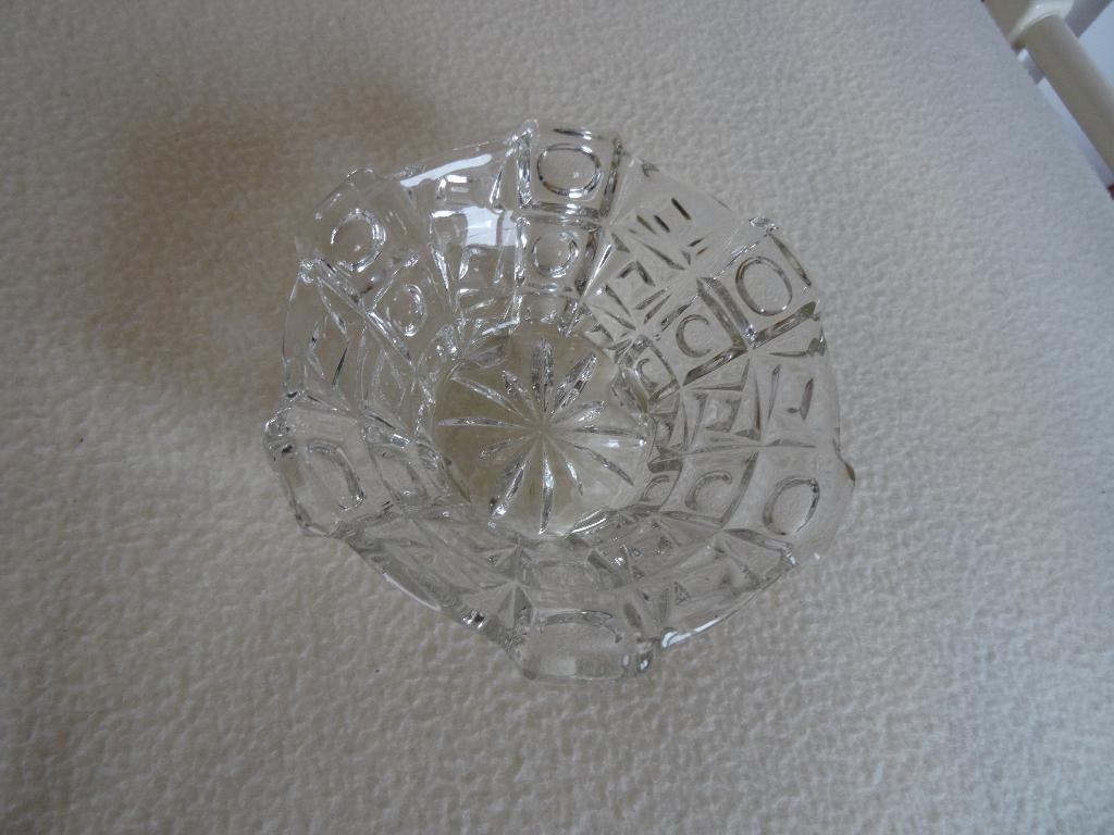 Vintage! glazen bonbon of suikerschaaltje jaren 60/70, Ophalen of Verzenden, Gebruikt, Overige materialen, Overige typen